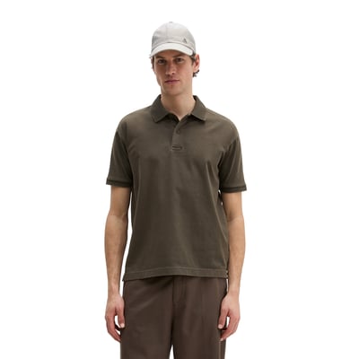 Polo loose en jersey de coton bio épais MARC O'POLO