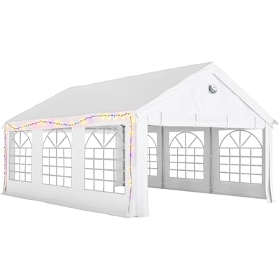 Tente de fête Acier Blanc OUTSUNNY