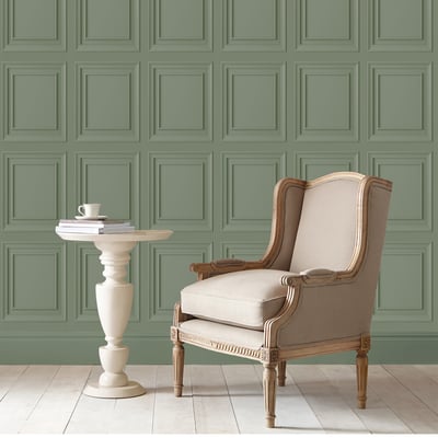 Papier peint Lambrissage Redbrook LAURA ASHLEY
