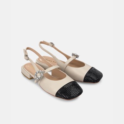 Chaussures avec détail de strass sur le bout ALMA EN PENA