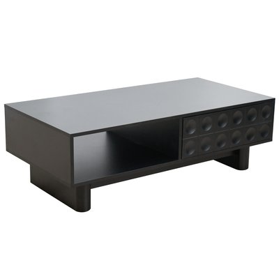 Table basse rectangulaire en mélaminé 120 cm, OCTAVE OVIALA