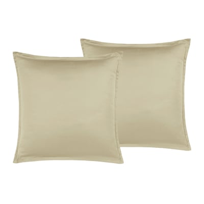Lot de 2 taies d'oreiller en satin de coton/tencel 200 fils OPERA SENSEI MAISON