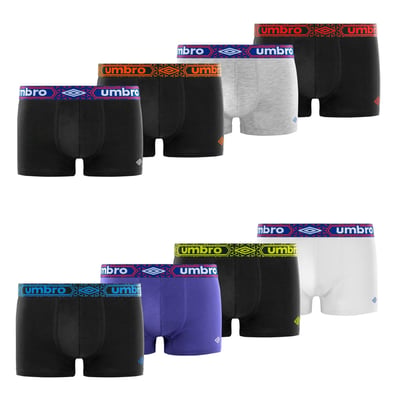 Lot De 8 Boxers Coton UMBRO