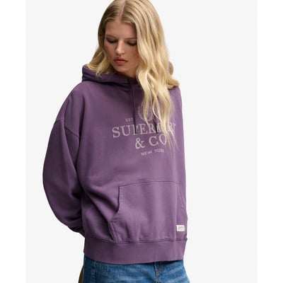 Sweat à capuche Luxe Casual coupe décontractée SUPERDRY