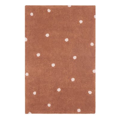 Tapis Rectangulaire en coton à pois CHASSE AUX CHAMPIGNONS LORENA CANALS