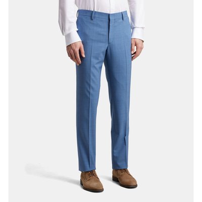 Pantalon De Costume Ajusté Rafale En Laine Mélangée COMPTOIR GL