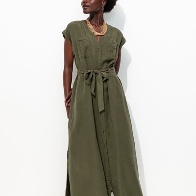 Robe-chemise unie PROMOD