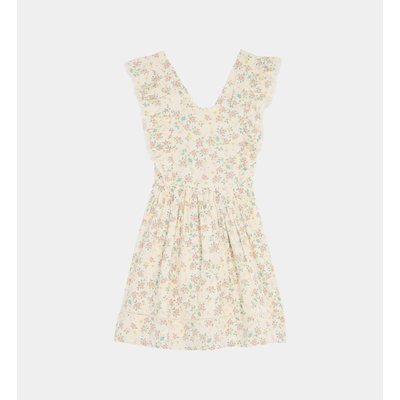 Robe Tablier Asaintes Florale En Gaze De Coton Bio CADET ROUSSELLE
