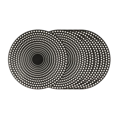 Assiette plate Galaxy pois 27 cm (lot de 6) - GALAXY POIS TABLE PASSION