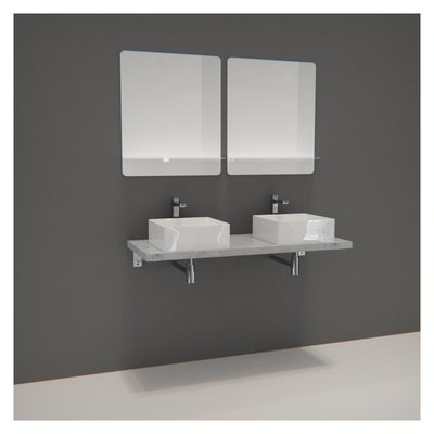 Meuble double + vasque + miroir WILL MOB IN