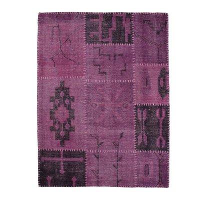 Tapis de salon en laine artisanal patchwk ethnique  KILIM THE DECO FACTORY