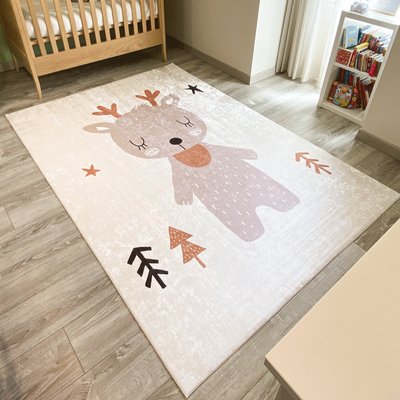 Tapis enfant cerf HAPPY NAZAR RUGS