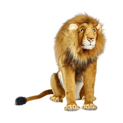 Hansa peluche geante Lion Assis 94cmH HANSA