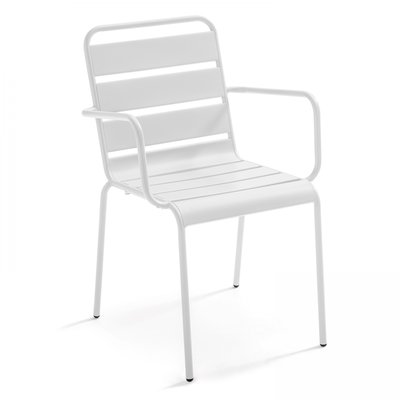 Fauteuil style industriel en métal, PALAVAS OVIALA