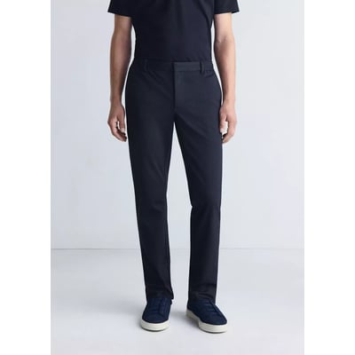 Pantalon slim fit en mélange de laine thermorégulateur MANGO MAN