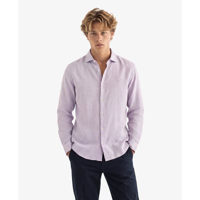 Chemise en lin Riviera à manches longues SUPERDRY