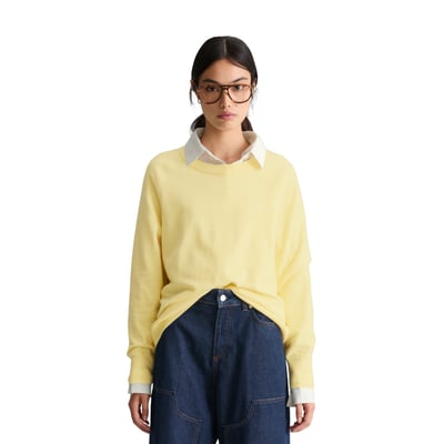 Pull en tricot regular en Soft Cotton Stretch MARC O’POLO DENIM