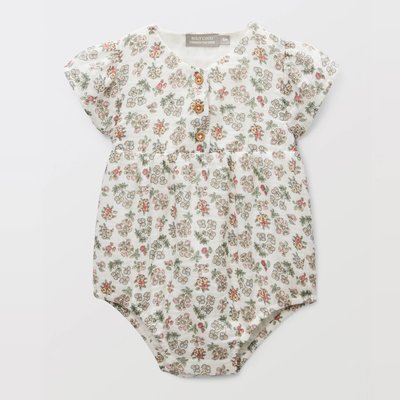 Barboteuse imprimée en gaze de coton BOUT'CHOU