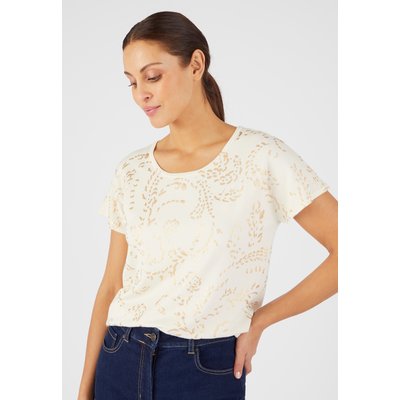 Pull impression brillante DAMART