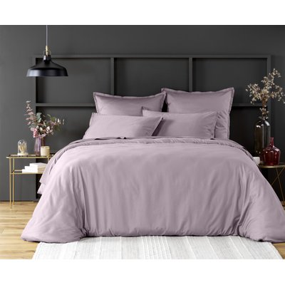 Housse de couette satin de coton lavé unie BATON ROUGE