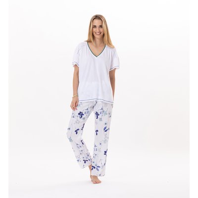 Pyjama en coton et viscose VALENSOLE 902 LE CHAT