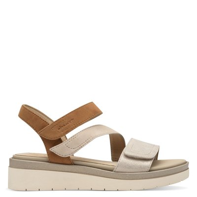 Sandale à talon en cuir TAMARIS