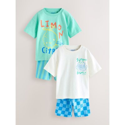 T-shirt à manches courtes et short, lot de 2 NEXT
