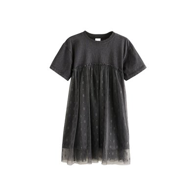 Robe t-shirt ornée de dentelle NEXT