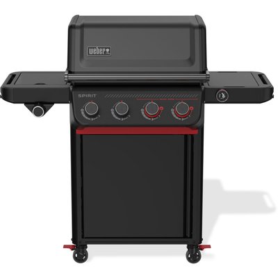 Barbecue gaz Gaz Spirit EPX-435R Stealth, sur chariot, 5 brûleurs dont 1 latéral, surface de cuisson 61 x 45 WEBER