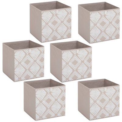 Lot de 6 boites de rangement BOHEMA ATMOSPHERA