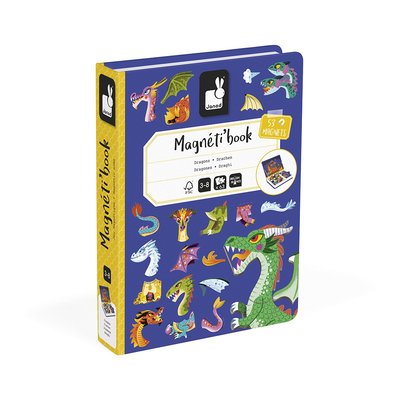 Magneti'book Dragons, 10 Modèle, 53 Magnets JANOD