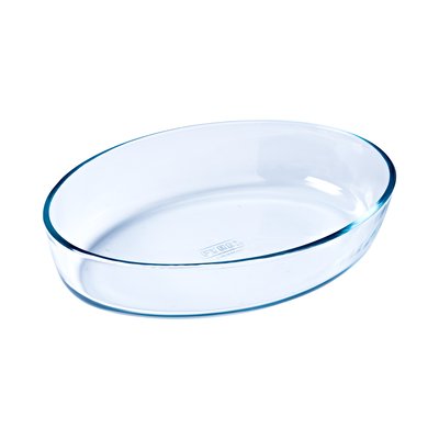 Plat à four ovale en verre 35 x 24 cm PYREX