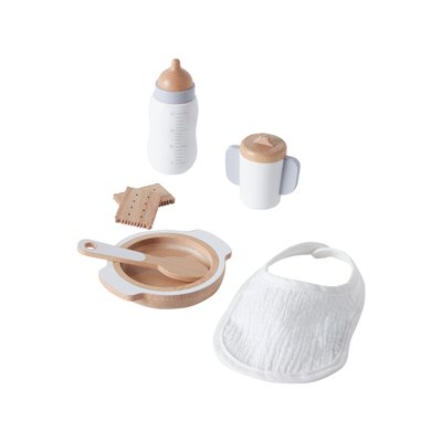 Set accessoires repas poupon en bois VERTBAUDET