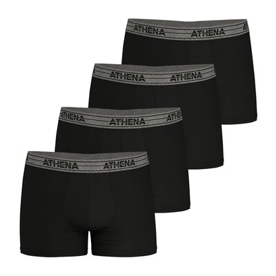 Confezione da 4 boxer Basic Coton ATHENA