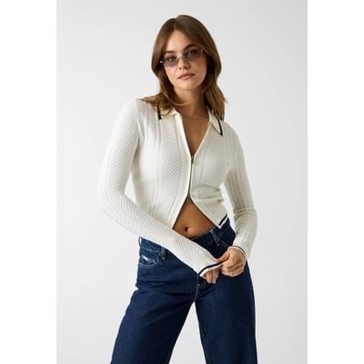 Pull À Fermeture Éclair Complète GUESS JEANS