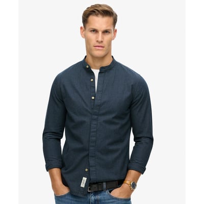 Chemise Henley Indigo The Merchant Store SUPERDRY