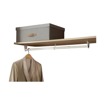 Barre De Penderie Télescopique De 40 À 72 Cm Blanc MOTTEZ