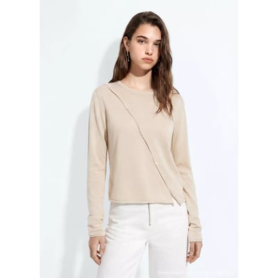 Cardigan en maille avec détail d’ouverture MANGO TEEN