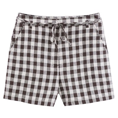 Shorts de lino, estampado vicy LA REDOUTE COLLECTIONS