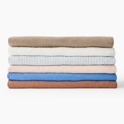 Drap housse, 100% lin, Exclusivité web MONOPRIX