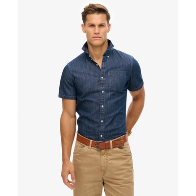 Chemise en jean à manches courtes Essential SUPERDRY
