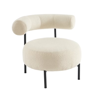 Fauteuil en tissu et acier FAREL SORELH