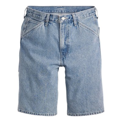 Bermuda denim coupe loose Levi's® 568 en coton bleu stone long avec des passants - Taille 37 LEVI'S