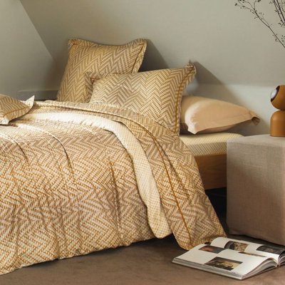 Housse De Couette en Satin de coton  GRAVITY BLANC DES VOSGES