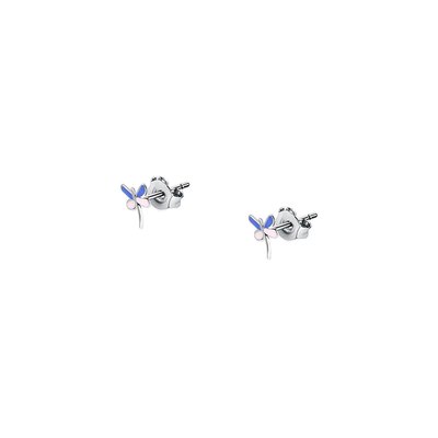 Boucles d'oreilles en argent 925 et laque CLEOR