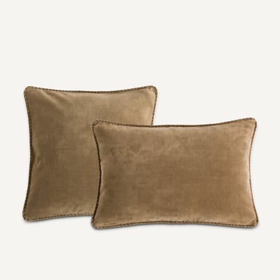 Parma Cushion Cover in Washed Cotton Velvet AM.PM