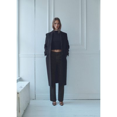 Jean droit léopard MANGO