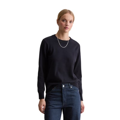 Pull-over regular en Soft Cotton Stretch MARC O’POLO DENIM