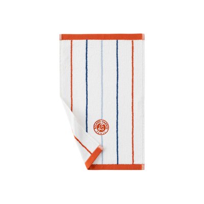 Serviette invité coton Roland Garros RG2025 CARRE BLANC