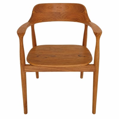 Chaise en bois avec accoudoirs (lot de 2) DEPOK PIER IMPORT